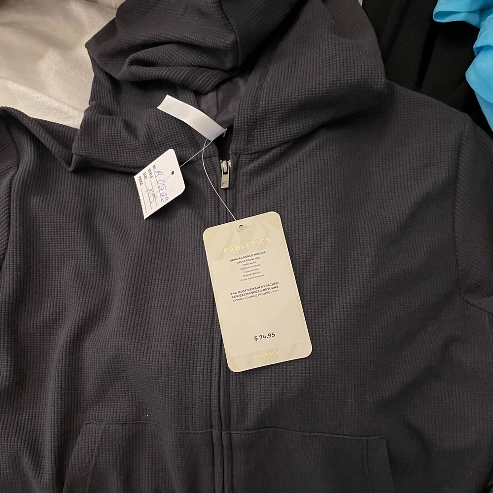 Fabletics cropped hooded sweatshirt